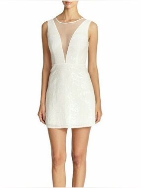 BCBG MaxAzria Selina Mini Dress Bachelorette/Graduation/Wedding/Prom Sequin Sz 2